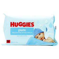 HUGGIES BABY WIPES PURE