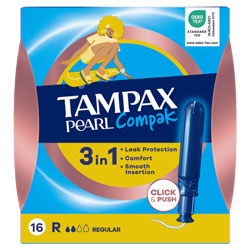 TAMPAX COMPAK PEARL REGULAR