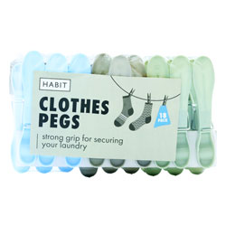 VIVID STRONG GRIP CLOTHES PEGS
