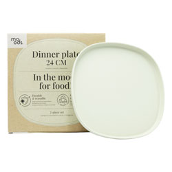 MOODS PLASTIC DINNER PLATES 24CM 2PK