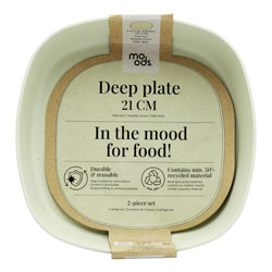 MOODS PLASTIC DEEP PLATES 21CM 2PK