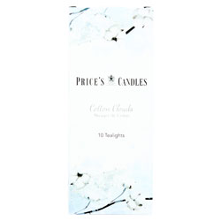 PRICES TEALIGHTS 5HR BURN COTTON CLOUDS
