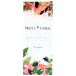 PRICES TEALIGHTS 5HR BURN TONKA & PINK PEPPER