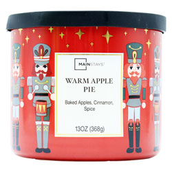 CANDLE JAR 3 WICK NUTCRACKER WARM APPLE PIE