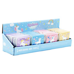 UNICORN MATCHBOX NAIL FILES IN DISPLAY