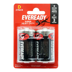 EVEREADY BATTERIES ZINC D