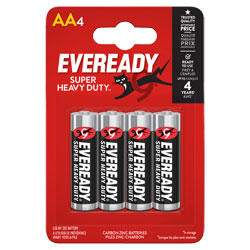 EVEREADY BATTERIES ZINC AA