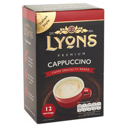 LYONS SACHETS CAPPUCCINO