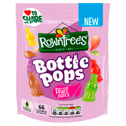 ROWNTREES BOTTLE POPS POUCH