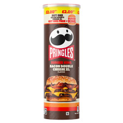 PRINGLES BURGER KING BACON DB CHEESE