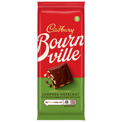 CADBURY BOURNVILLE CARAMEL HAZELNUT