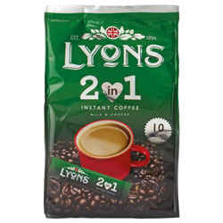 LYONS SACHETS INSTANT COFFEE 2 IN 1