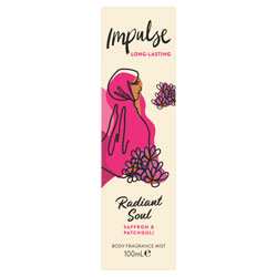IMPULSE BODY MIST RADIANT SOUL - SAFFRON&PATCHOULI