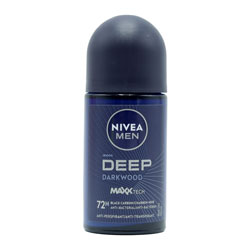 NIVEA ROLL ON DEEP DARKWOOD MENS