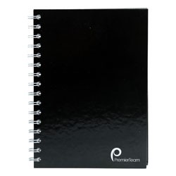 NOTEBOOK A5 HARDBACK SPIRAL 140 PAGE