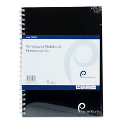 NOTEBOOK A4 HARDBACK SPIRAL 140 PAGE