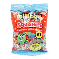 MILLIONS SQUISHIES AMERICAN SOUR
