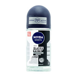 NIVEA ROLL ON INV BLACK & WHITE MALE