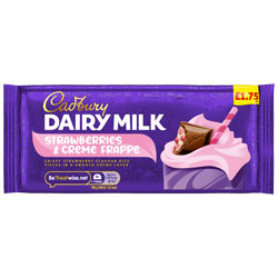 CADBURY STRAWBERRY & CREAM CHOCOLATE BAR
