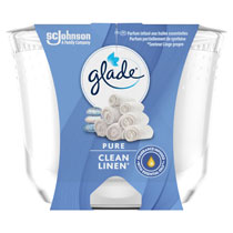 GLADE CANDLE LARGE CLEAN LINEN