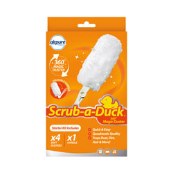 AIRPURE SCRUB A DUCK 360 MAGIC DUSTER 4PK