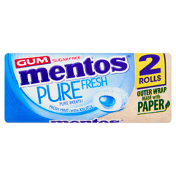 MENTOS PURE FRESH ROLL DUO FRESHMINT