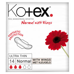 KOTEX ULTRA THIN NORMAL WITH WINGS