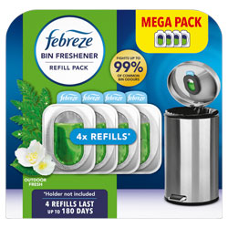 FEBREZE BIN FRESHENER REFILLS OUTDOOR FRESH