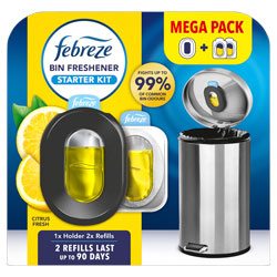 FEBREZE BIN FRESHENER STARTER KIT CITRUS FRESH