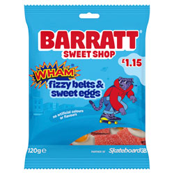 BARRATT WHAM FIZZY BELTS & EGGS