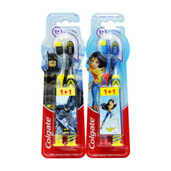 COLGATE TOOTHBRUSH KIDS 6+ BATMAN WONDER WOMAN