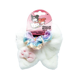 HELLO KITTY SCRUNCHIE SET 3PK