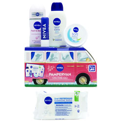 NIVEA PAMPERVAN ON-THE-GO GIFT SET (5 PIECE)