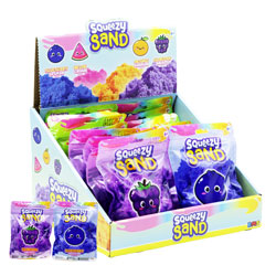 SQUEEZY SAND FRUIT CRUSH KINETIC ASST