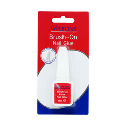 PATONS CLEAR GLUE BRUSH ON NAIL
