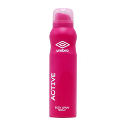 UMBRO LADIES DEODORANT BODY SPRAY ACTIVE