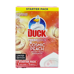 TOILET DUCK DISCS UNIT COSMIC PEACH