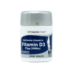 VITAMIN STORE MAX STRENGTH D3 75UG