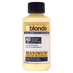 JEROME RUSSELL B-BLONDE CREAM PEROXIDE 40VOL