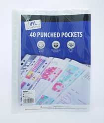 A4 PUNCH POCKETS