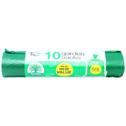 TIDYZ GARDEN BAGS EX STRONG TIE HANDLES 50L B2483