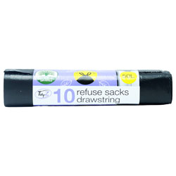 TIDYZ BIN LINERS DRAWSTRING 50L B0344