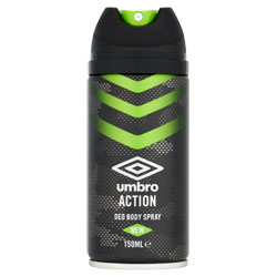 UMBRO BODY SPRAY ACTION GREEN