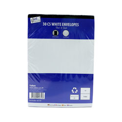 ENVELOPES C5 WHITE PEEL & SEAL