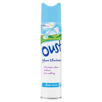 OUST AIR FRESHENER CLEAN SCENT