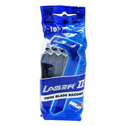 LASER II RAZOR MENS TWIN BLADE