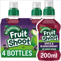 FRUIT SHOOT S/F APPLE&BLACKCURRANT 4PK