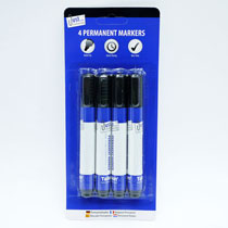 PERMANENT MARKERS ASSORTED 1104