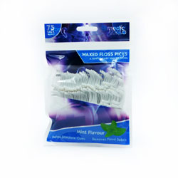 CS Medic Waxed Floss Picks Mint Flavour