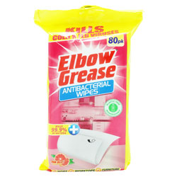 Elbow Grease Wipes Antibacterial Bio Pink Blush